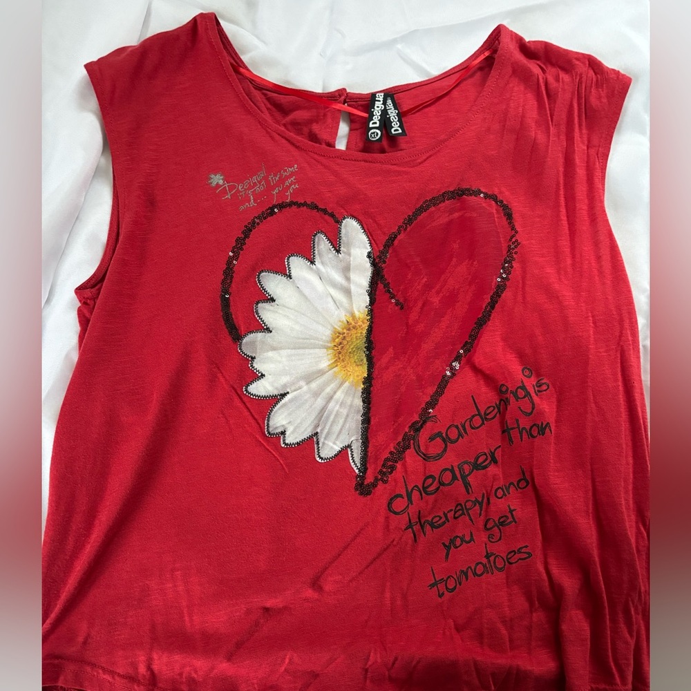 Desigual tank top size xl